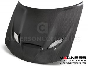 Dodge Charger Carbon Fiber Hood - Hellcat Style - Anderson Composites Dodge Charger Carbon Fiber Hood - Hellcat Style - Anderson Composites